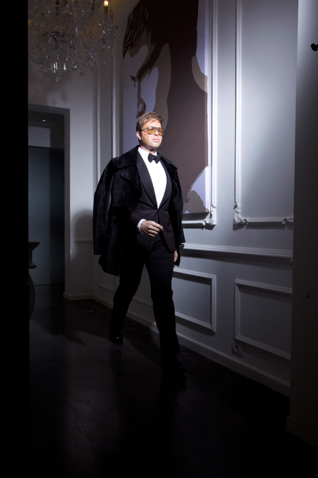 Portrait of fashion designer Nicolas Jebran